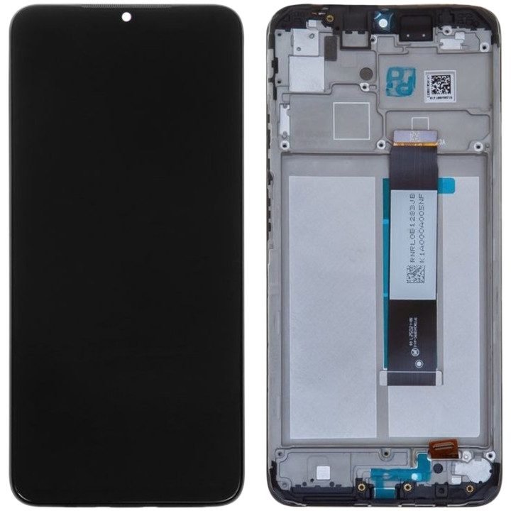 Дисплейный модуль / экран (дисплей + Touchscreen, Change glass) с рамкой для Xiaomi Redmi 9t/Poco M3, Black (Original)