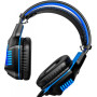 Повнорозмірні ігрові навушники Borofone BO101 PC Racing з мікрофоном, Black-Blue