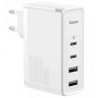 Сетевое зарядное устройство Baseus GaN2 Quick Charger 100W 2 USB + 2 Type-C (CCGAN2P-L02), White