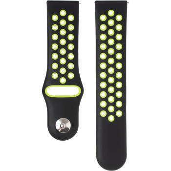 Ремінець для Xiaomi Amazfit Bip Nike 20 mm, Black-Green