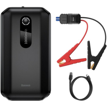 Пусковое устройство (бустер) Baseus Super Energy Max Car Jump Starter 10000mAh (CGNL020101), Black