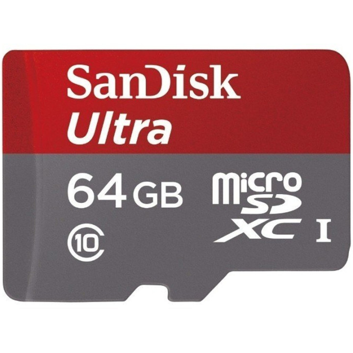 Карта памяти SanDisk Ultra microSDXC 64Gb (UHS-1)(120Mb/s)