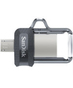 USB-флешка SanDisk Ultra Dual Drive 32Gb USB 3.0 OTG, microUSB, Black