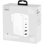 Сетевое зарядное устройство Baseus GaN2 Quick Charger 100W 2 USB + 2 Type-C (CCGAN2P-L02), White