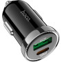 Автомобильное зарядное устройство Hoco Z44 PD20W+QC3.0, Black