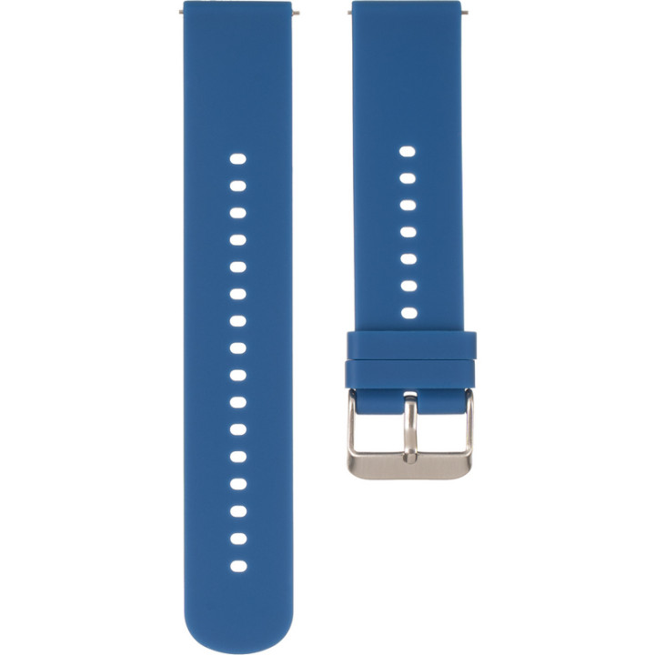 Ремешок для смарт-часов универсальный Flat head style (20мм), Blue