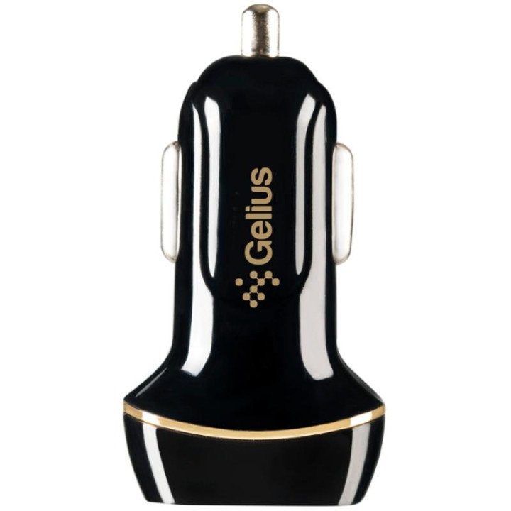Автомобильное зарядное устройство Gelius Ultra Voyager GU-CC02 2USB 2.4A, Type-C, Black