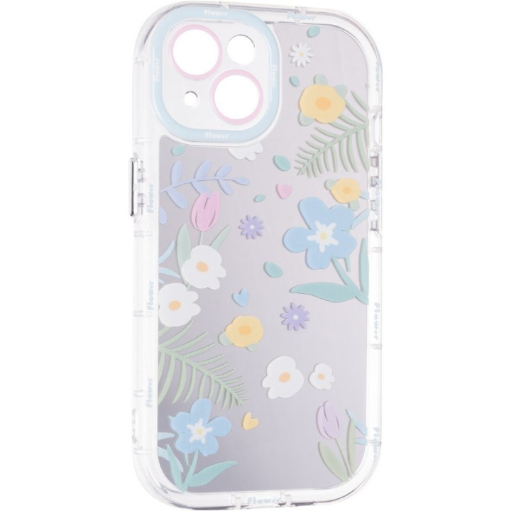 Чехол Mirror Case для iPhone 14, Flowers
