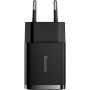 Мережевий зарядний пристрій 2USB Baseus Compact Charger (CCXJ010201) 10.5W, Black