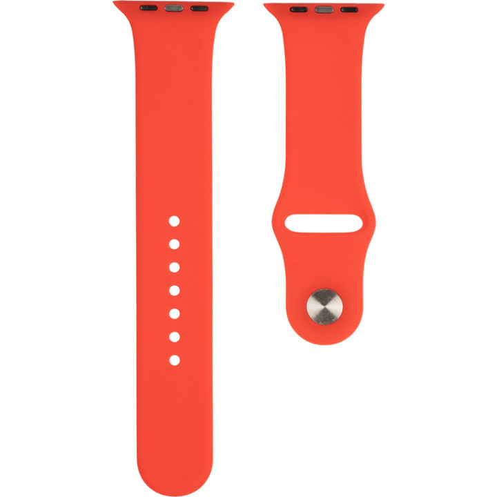 Ремешок Silicone для Apple Watch 42/44/45mm, Red