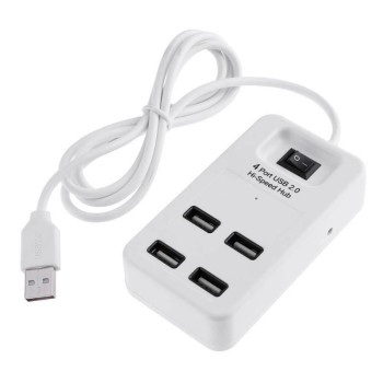 USB-хаб P-1601 4 USB 2.0, White