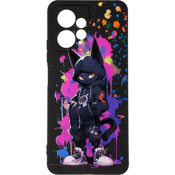 Чехол накладка Gelius Print Case UV для Xiaomi Redmi Note 12 4G, Gateway cat Pink