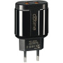 Зарядний пристрій Optima Avangard OP-HC02 2USB 2.4A + Cable Type-C, Black