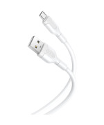 Data - кабель XO NB212 USB - Micro USB 2.1A 1m, White