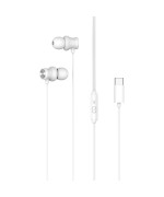 Проводные вакуумные наушники Gelius SonicBliss GP-HP020 Type-C, White
