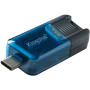 Флеш-память Kingston DT80M 64Gb USB 3.2 Type-C, Black/Blue