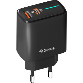 Сетевое зарядное устройство Gelius Radiance GP-HC058 PD25W / QC3.0 3.6А, Black