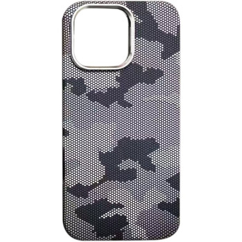 Чохол Carbon Case Camera Stand MagSafe для iPhone 16 Pro, Military Grey