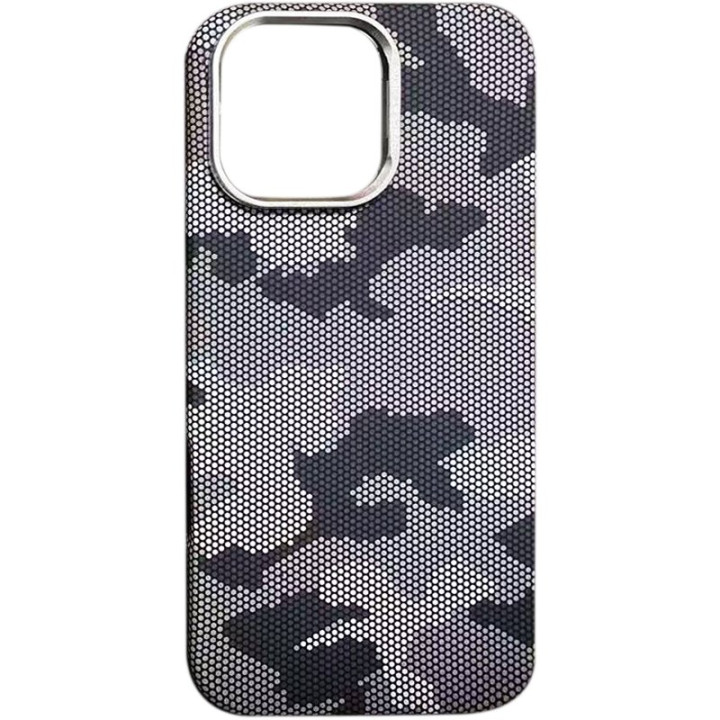 Чохол Carbon Case Camera Stand MagSafe для iPhone 16 Pro, Military Grey