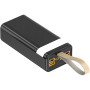 Портативна батарея Power Bank Gelius Wide GP-PB308 40000mAh QC+PD 22.5W, Black