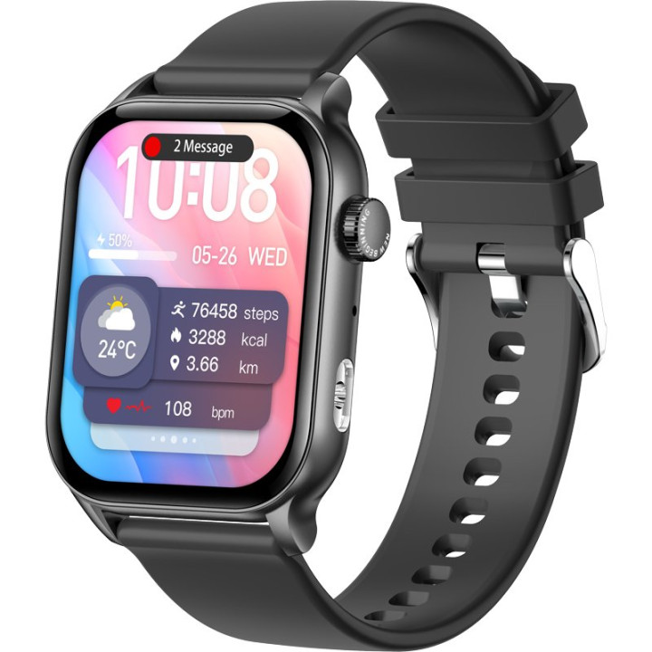 Смартгодинник Gelius Amazwatch Light GP-SW015 AMOLED 340mAh, Black