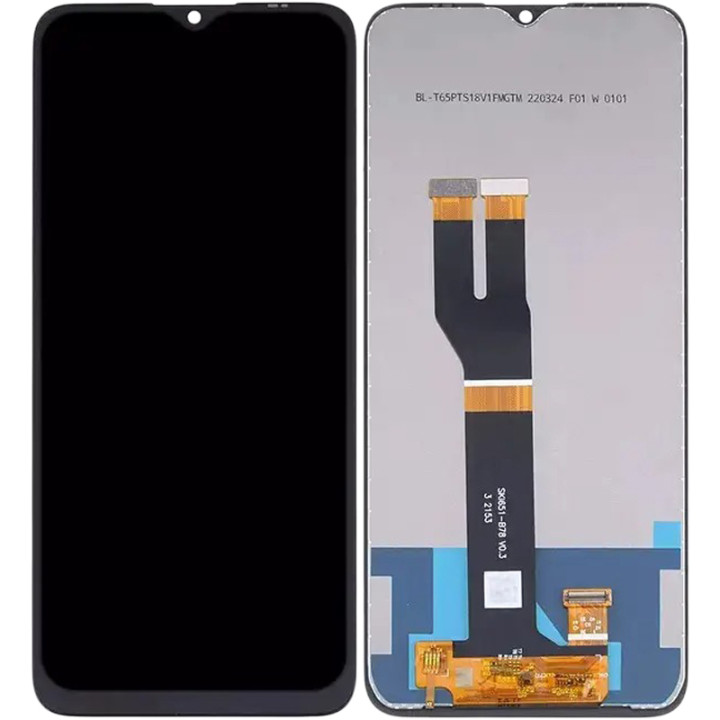 Дисплейный модуль / экран (дисплей + Touchscreen) для Nokia C21, Black