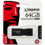 USB флешка Kingston DT100 G3 USB 3.0 64 Gb, Black