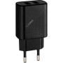 Мережевий зарядний пристрій Gelius Pro Vogue GP-HC011 2USB 2.4A, Black