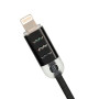 USB Cable Gelius Pro Wave Lightning 1.5A 1м, Black