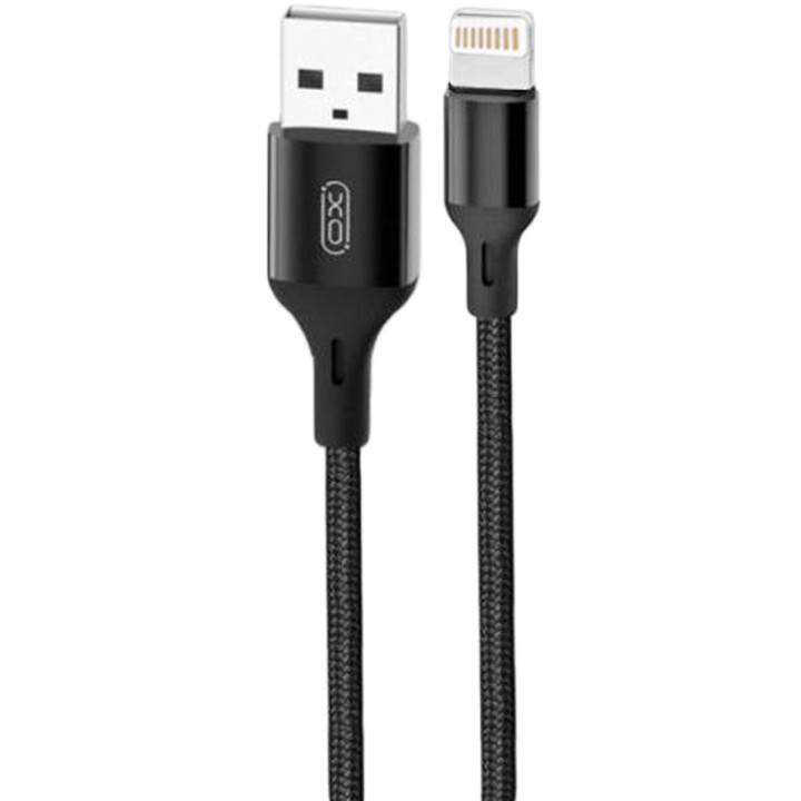USB Data - кабель XO NB143 Lightning 1m, Black