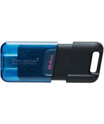 Флеш-пам'ять Kingston DT80M 64Gb USB 3.2 Type-C, Black/Blue