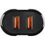 Зарядний пристрій Optima Avangard OP-HC02 2USB 2.4A + Cable Type-C, Black