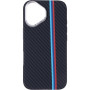 Чохол Carbon Case Camera Stand MagSafe для iPhone 17, Charcoal Classic Stripes
