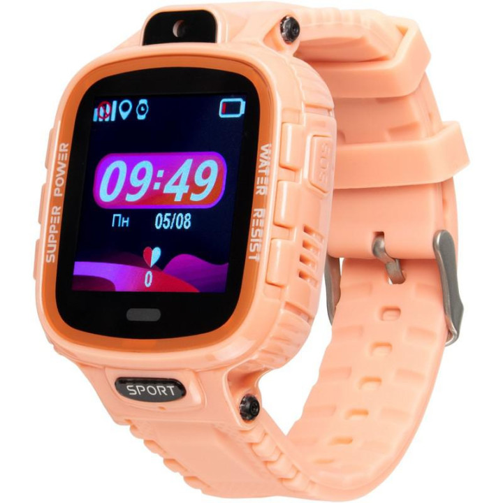 Детские Smart Watch с GPS трекером Gelius Pro GP-PK001 (PRO KID), Pink