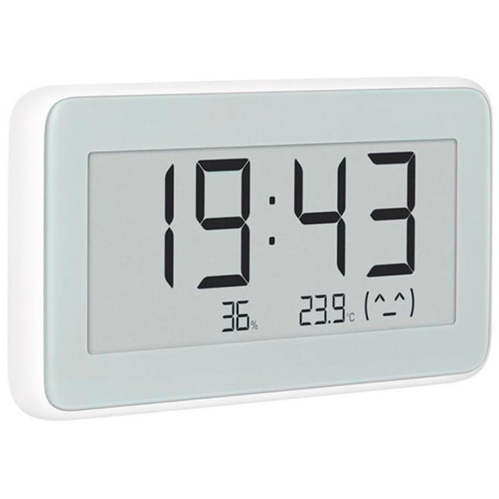 Часы-гигрометр Xiaomi (OR) Mijia temperature and humidity electronic watch LYWSD02MMC, White