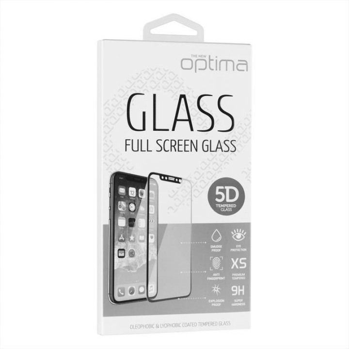 Захисне скло Optima 5D для Xiaomi Redmi Note 8 Pro Black
