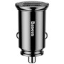 Автомобильное зарядное устройство Baseus Circular (CCALL-YD01) 5A 2 USB, Black