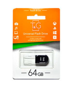 USB Flash T&G 64Gb Shorty 010, Black
