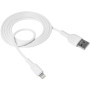 Data - кабель XO NB212 USB - Lightning 2.1A 1m, White