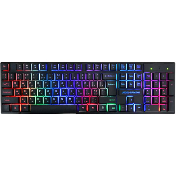 Клавіатура JEDEL K500+ RGB, Black