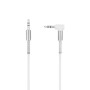 AUX кабель Gelius с боковым разъемом 1м, White