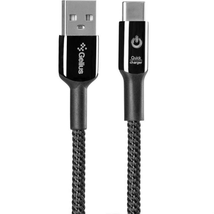Data-кабель Gelius Pro Smart GP-U08c Type-C 2A, Black