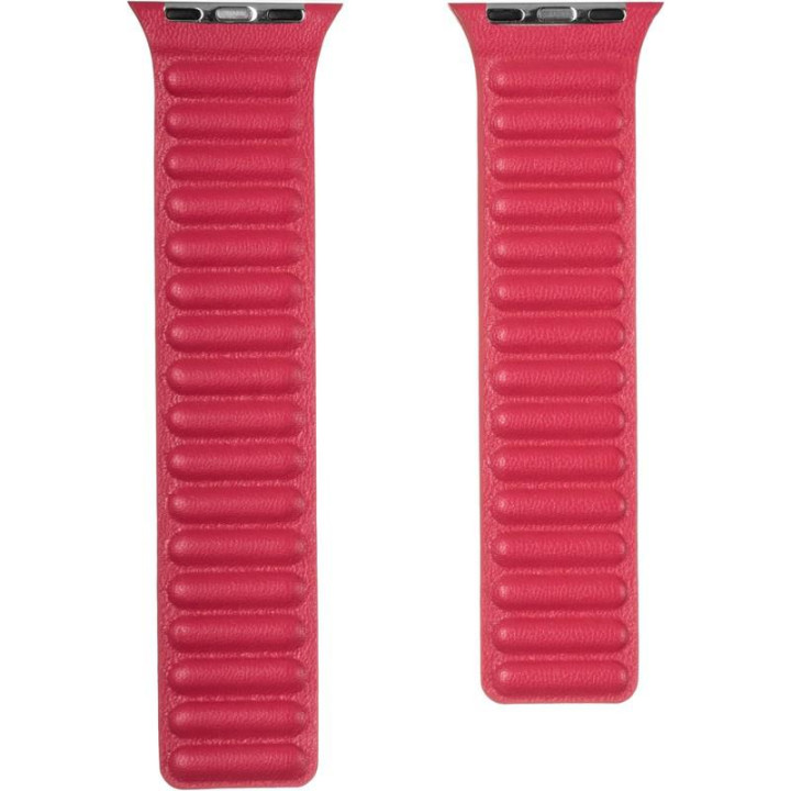 Ремінець Leather Link Band для Apple Watch 38 / 40mm, Pink (S size) 