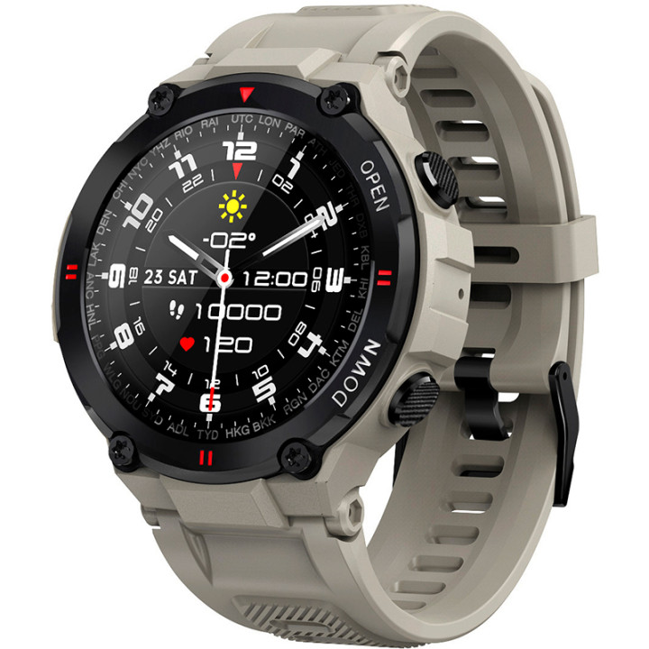 Умные часы Smart Watch Gelius Pro GP-SW008 G-WATCH Bluetooth Call (IPX7), Desert Grey