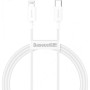 USB кабель Baseus Superior Series Lightning 2.4A (CALYS-C02) 2m, White 