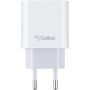 Сетевое зарядное устройство Gelius Merge GP-HC060 USB QC3.0 / Type-C 35W with cable Type-C to Type-C, White