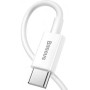 USB кабель Baseus Superior Series Lightning 2.4A (CALYS-C02) 2m, White