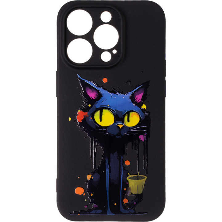 Чохол накладка Gelius Print Case UV для iPhone 14 14 Pro Max, Cat