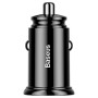 Автомобильное зарядное устройство Baseus Circular (CCALL-YD01) 5A 2 USB, Black