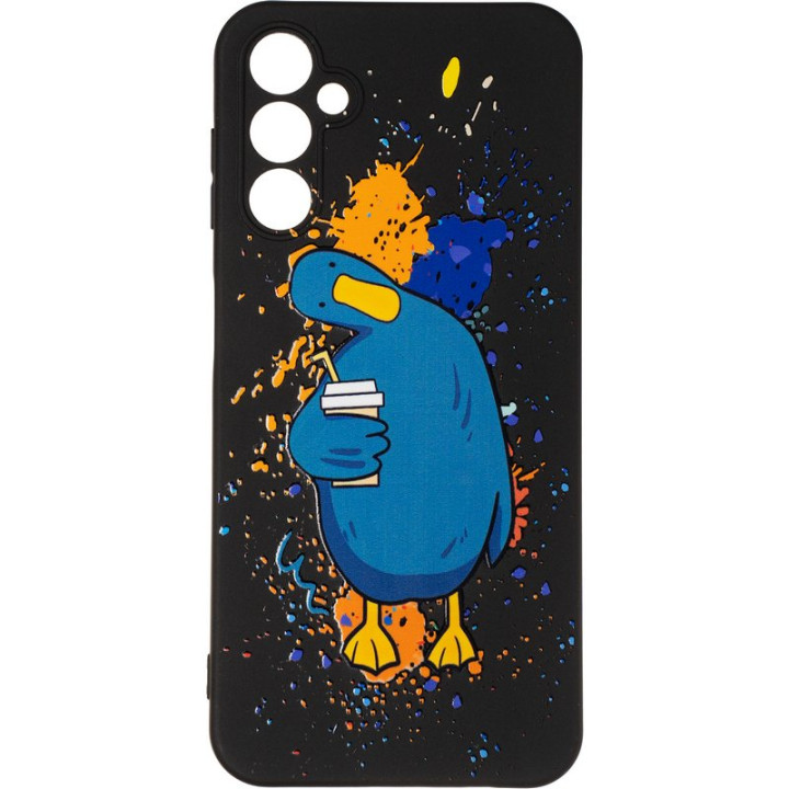 Чехол накладка Gelius Print Case UV для Samsung Galaxy A14 (A145), Coffee Duck
